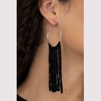 Flauntable Fringe - Black