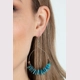 Hawaiian Kiss - Blue Earrings