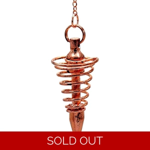 Copper-coloured pendulum