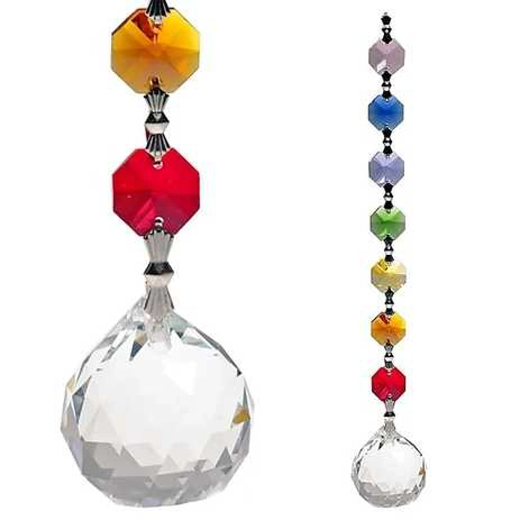 Chakra crystal string window..