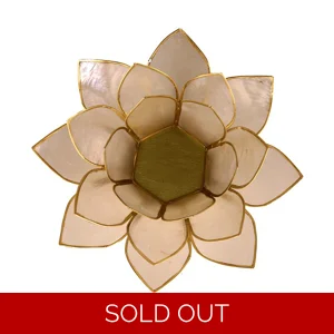 Lotus Candle Holder - W..