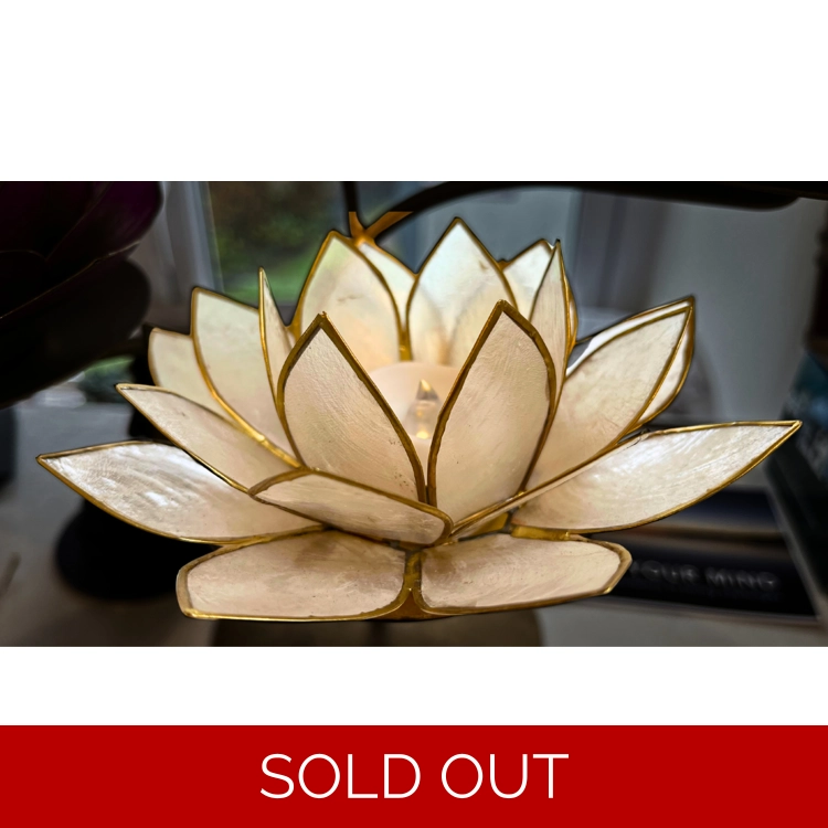 Candle Holder Lotus Petal (w..