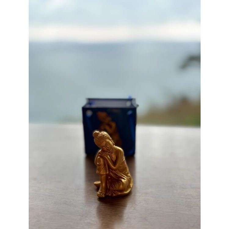 Relaxing Buddha in a giftbox