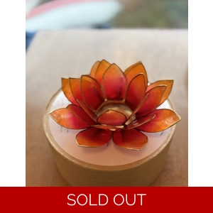 Candle Holder Lotus Pet..