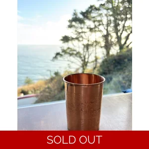 Copper Cup - Etched flo..