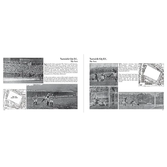 Paperback Combined Volume Football Grounds of the Early 1900s revised volume