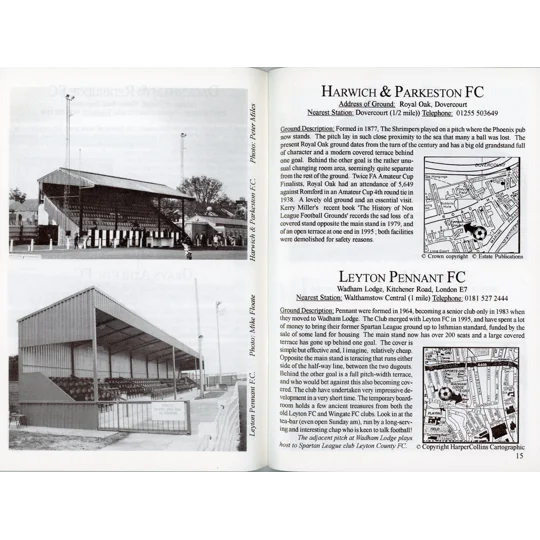 Non-League Football Grounds of Essex and East London