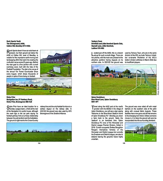 Football Grounds of Herefordshire & Worcestershire (paperback edition)