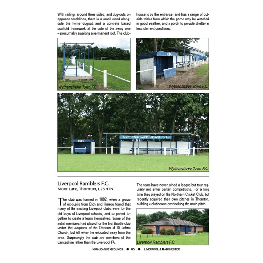 Non-League Football Grounds of Liverpool & Manchester (colour edition)