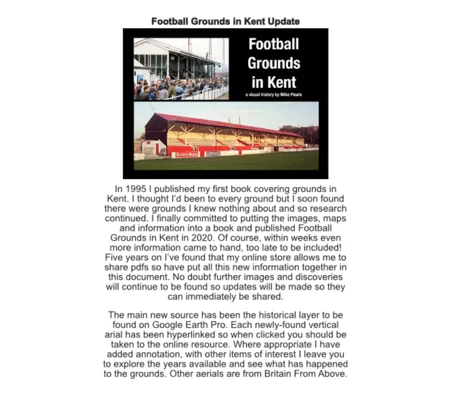 Football Grounds in Kent Update almost free pdf