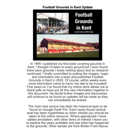 Football Grounds in Kent Update almost free pdf