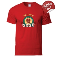 CNY 发财暴富 Get Rich Unisex Tshirt C..