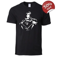Superman Open Shirt DC Superhero ..