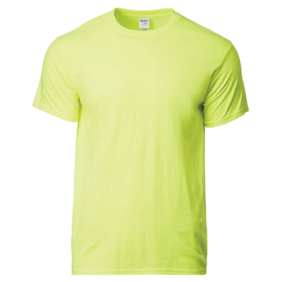 Gildan 76000 Safety Green Adult T-Shirt Gildan 76000 Safety Green Adult T-Shirt