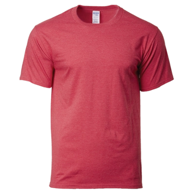 Gildan 76000 Heather Red Adult T-Shirt Gildan 76000 Heather Red Adult T-Shirt