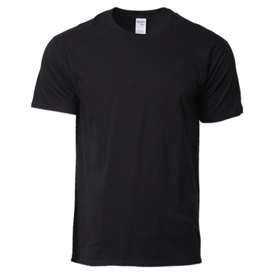 Gildan 76000 Black Adult T-Shirt Gildan 76000 Black Adult T-Shirt