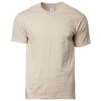 Gildan 76000 Sand Adult T-Shirt