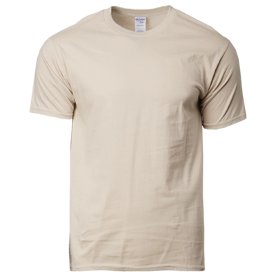 Gildan 76000 Sand Adult T-Shirt Gildan 76000 Sand Adult T-Shirt