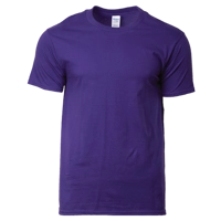 Gildan 76000 Purple Adult T-Shirt