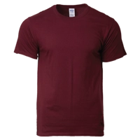 Gildan 76000 Maroon Adult T-Shirt
