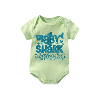 Baby Shark - Blue Glitter Effect
