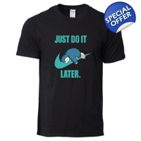 Snorlax Pokemon Do it Later Unise..