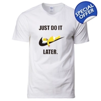 Simpsons Do It Later Unisex Tshir..