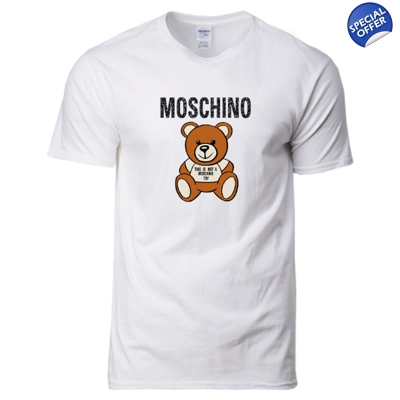 Moschi No Bear Unisex / Men Street Fashion T-Shirt