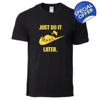 Pikachu Do It Later Unisex Tshirt..