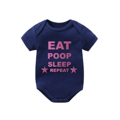 Eat Poop Sleep Repeat - Metallic Pink Effect Eat Poop Sleep Repeat - Metallic Pink Effect