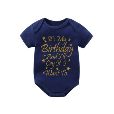 It Is My Birthday - Gold Glitter Effect