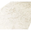 Quality White Cream Ivory Embossed Damask Brocade Pattern Wallpaper