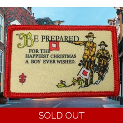 Scout Christmas Badge -Be Prepared (Type B)