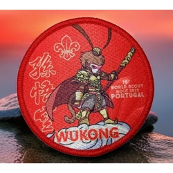 Wukong World Scout Moot Badge (Red)