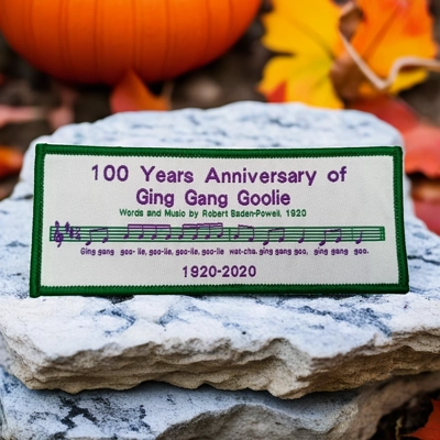 100 years of Ging Gang Goolie Badge
