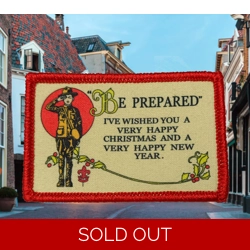 Scout Christmas Badge -Be prepared (Type D)