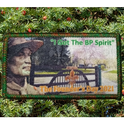I got the BP spirit Badge - Gilwell Park Scene