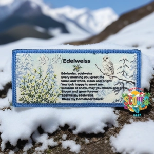 Edelweiss Campfire Song Badge
