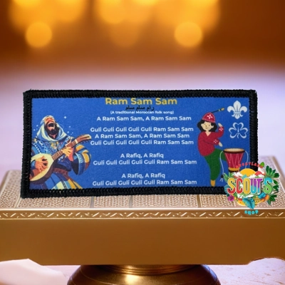 Ram Sam Sam Campfire Song Badge