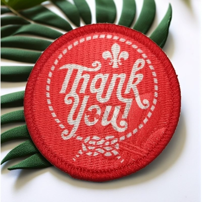 Scout Thank You Badge - Red colour