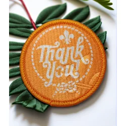 Scout Thank You Badge - Orange Colour
