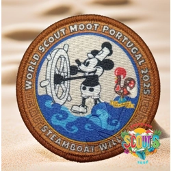 Steamboat Willie World Scout Moot Badge 4