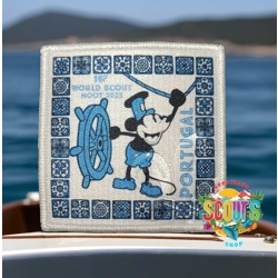 Steamboat Willie World Scout Moot Badge 3