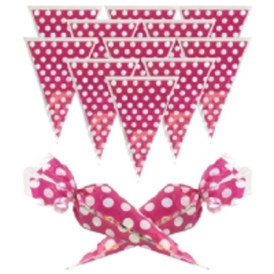 Pink Polka Dot Sweet Cone Bag