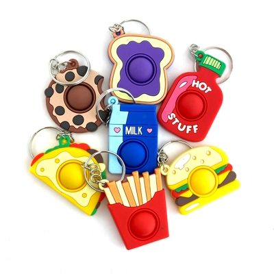 Food Keychain Popper toy