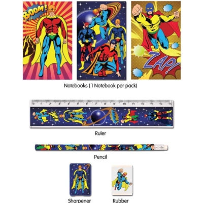 Superhero Stationery Set