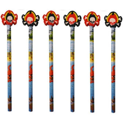 Pirate Pencil with Hat Eraser