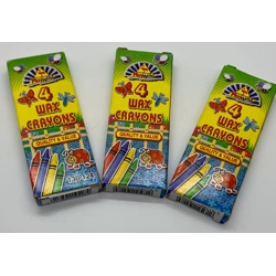 Box of 4 Wax Crayons