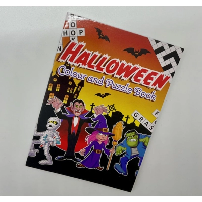 Halloween Colour and Puzzle Book