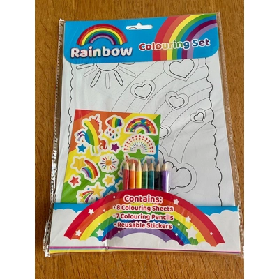 Rainbow Colouring Set